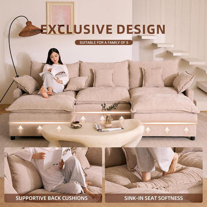 U-Shape Modular Cloud Sofa