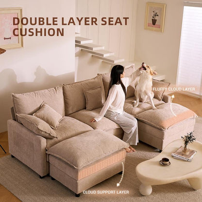 U-Shape Modular Cloud Sofa