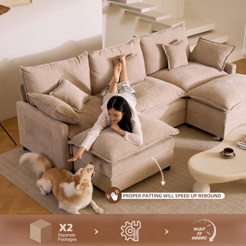 U-Shape Modular Cloud Sofa